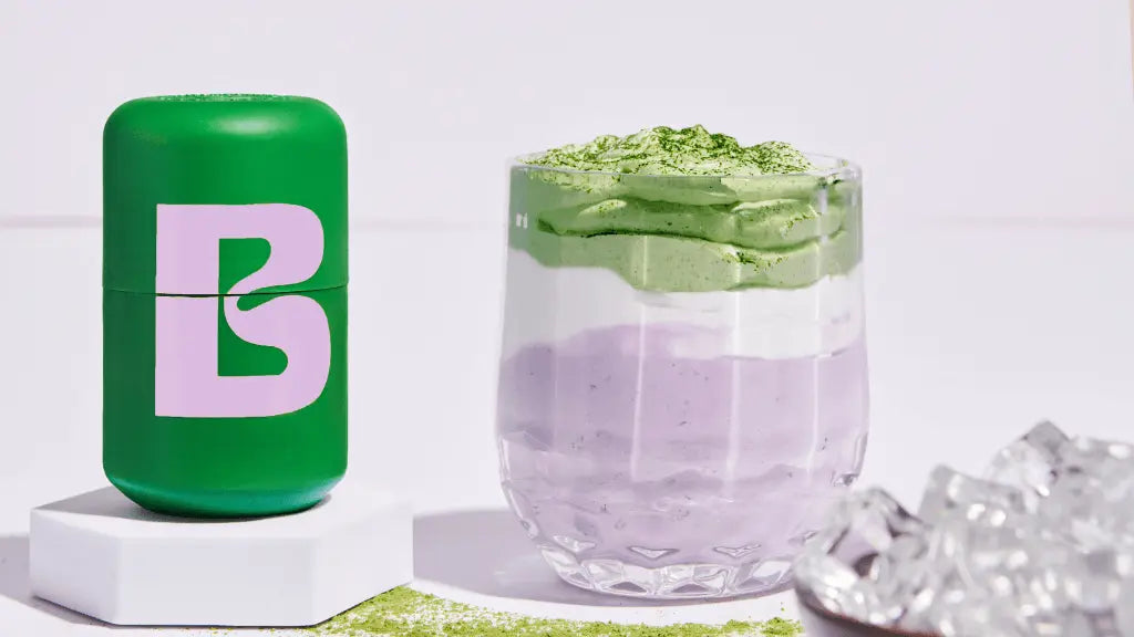 Blueberry Lemon Matcha Fizz Bree Matcha