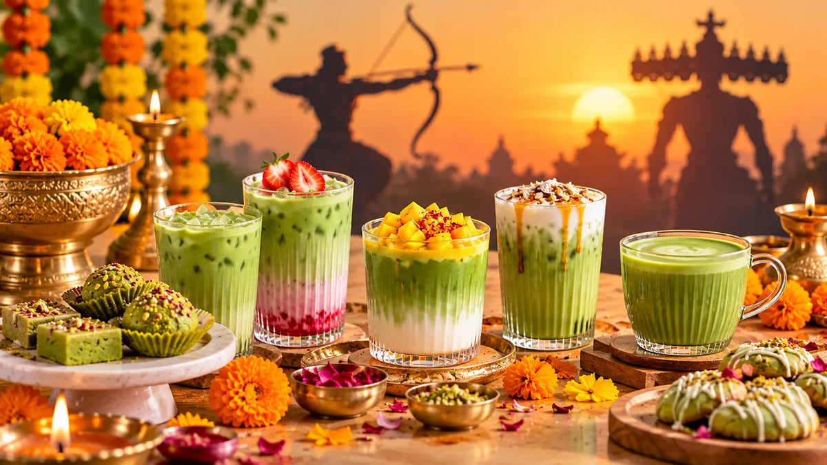 How to Add a Matcha Twist to Your Dussehra Celebrations