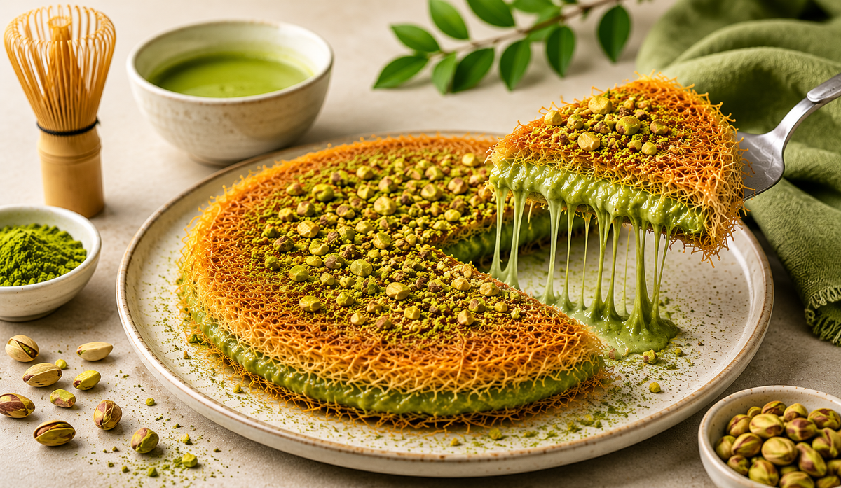 Matcha Kunafa