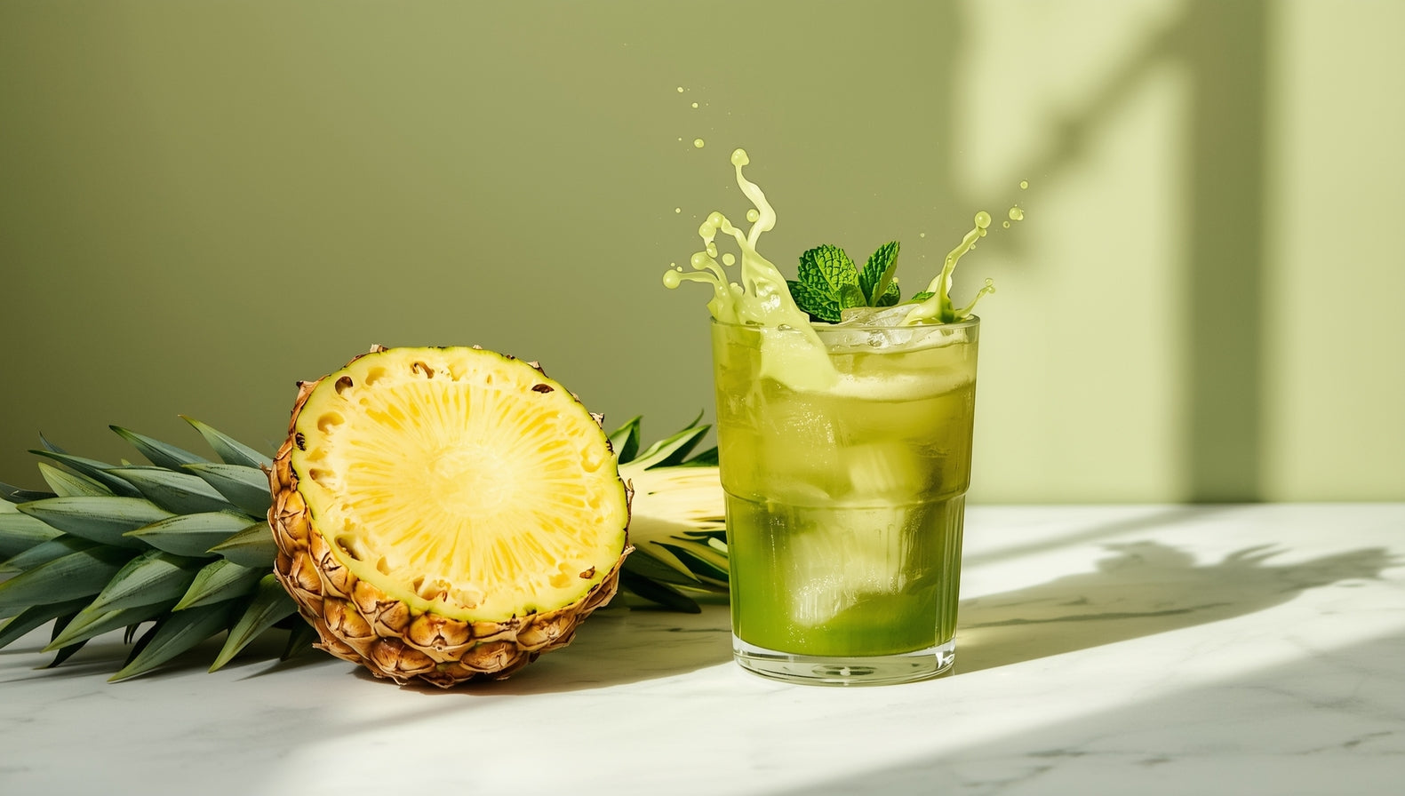 Pineapple Matcha Splash
