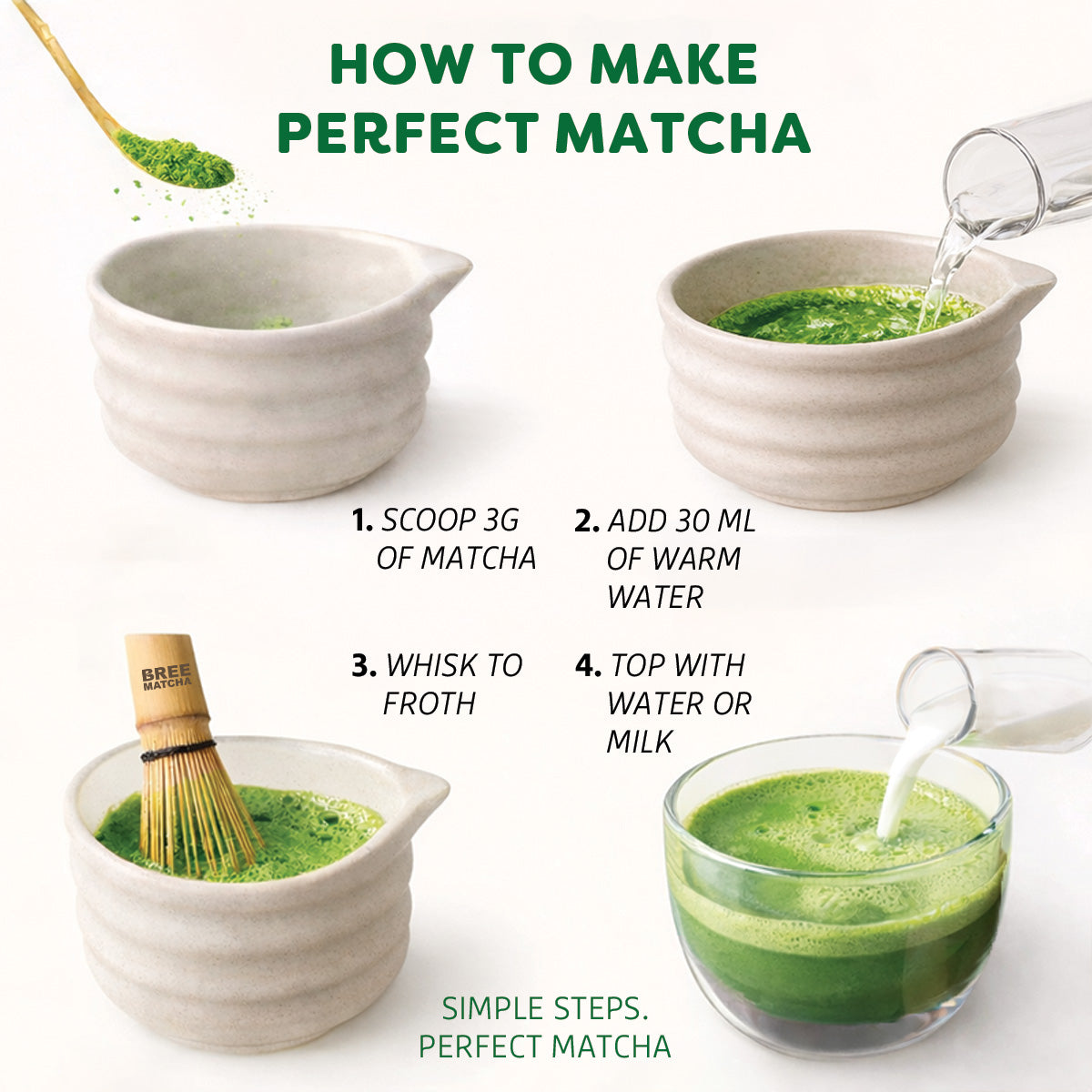 Signature Matcha – Organic Japanese Matcha Green Tea | 30g | Bree Matcha