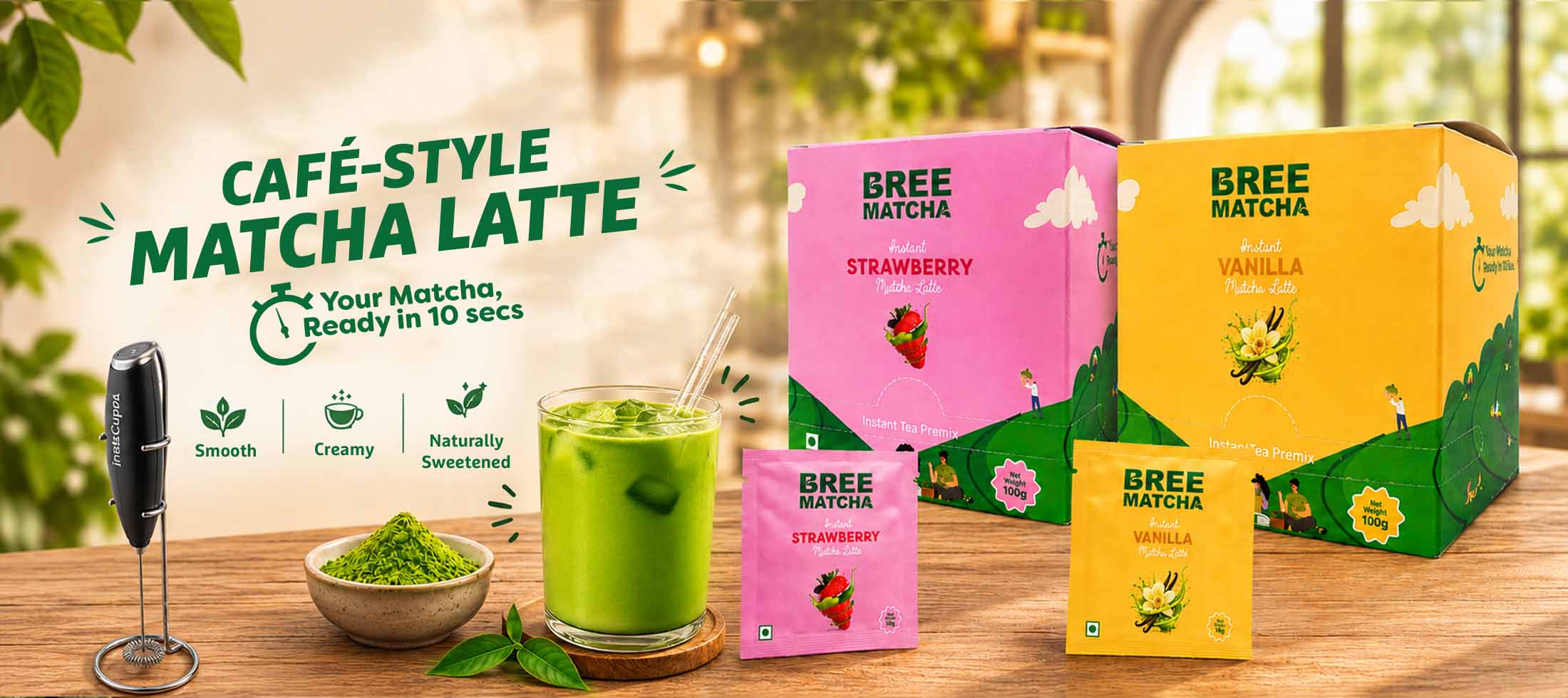 Instant Matcha Banner
