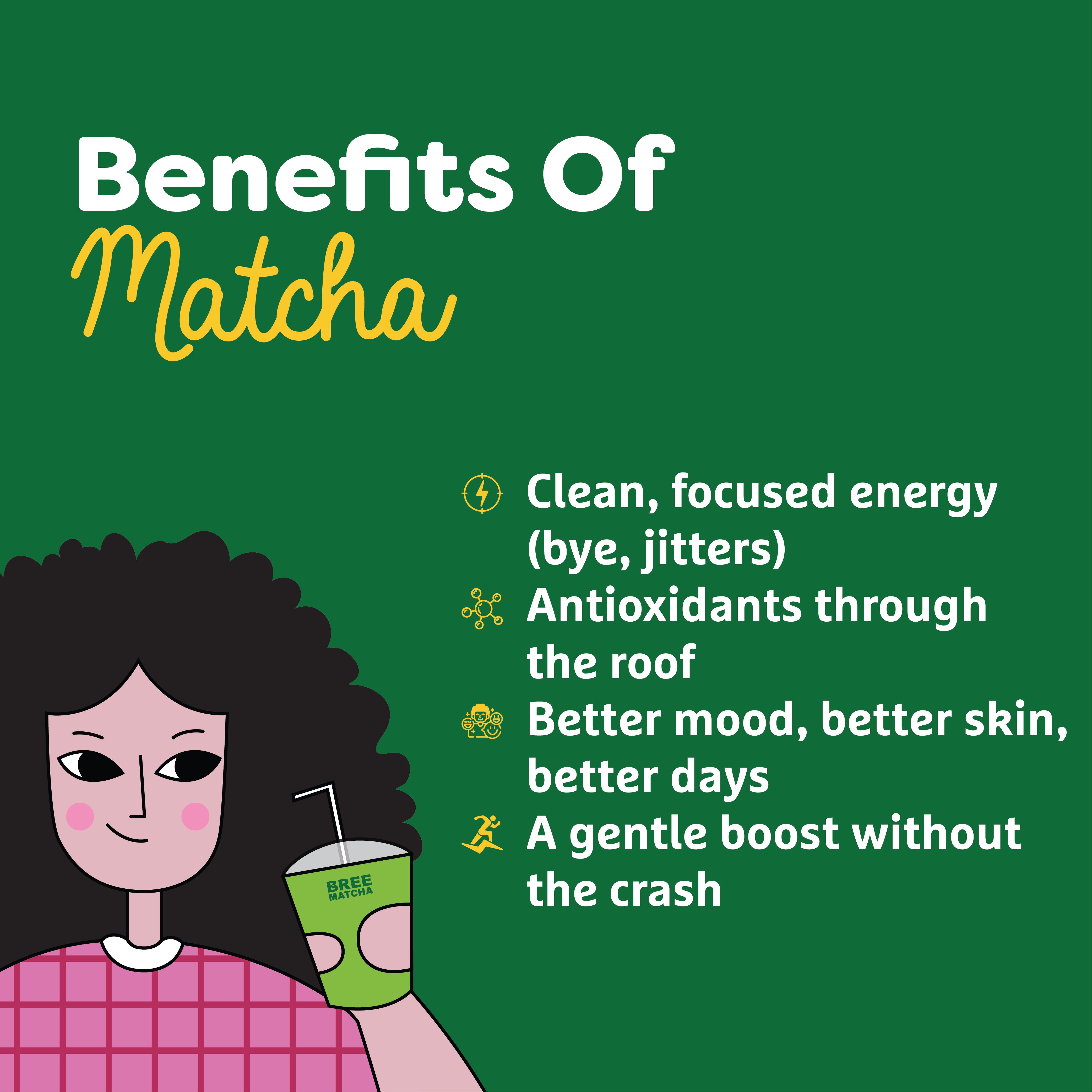 Bree Matcha Everyday Matcha | 30 Servings | Sourced from Kagoshima, Japan