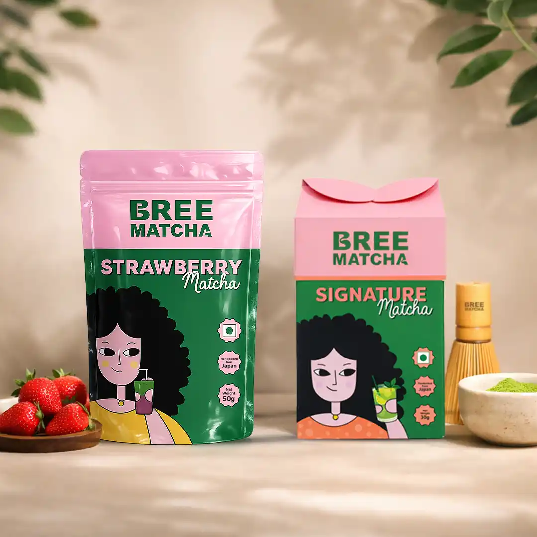 Strawberry + Signature Bree Matcha