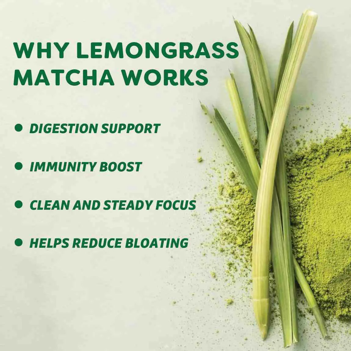 Lemongrass Matcha Powder