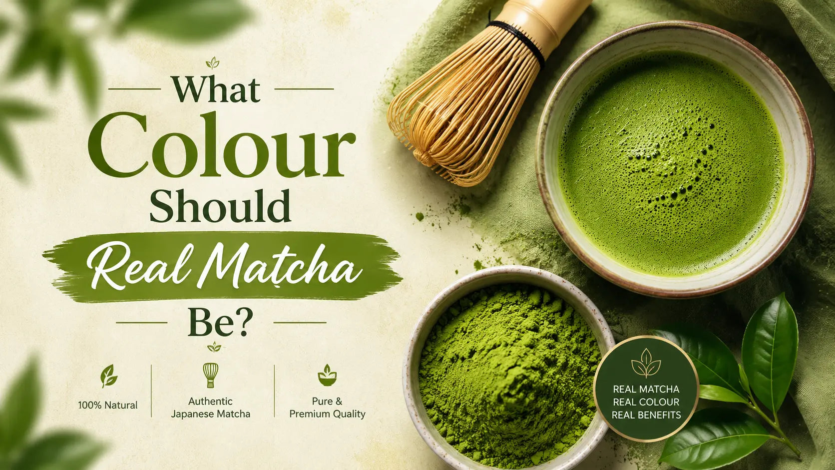 Colour Should Real Matcha Be
