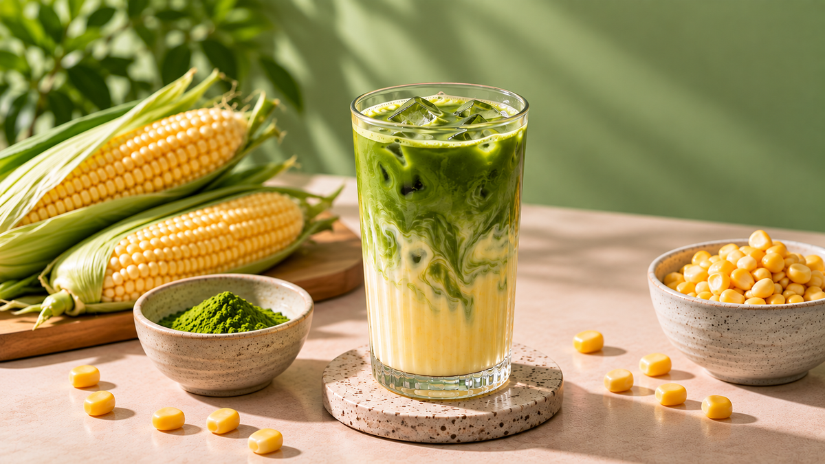 Corn Milk Matcha