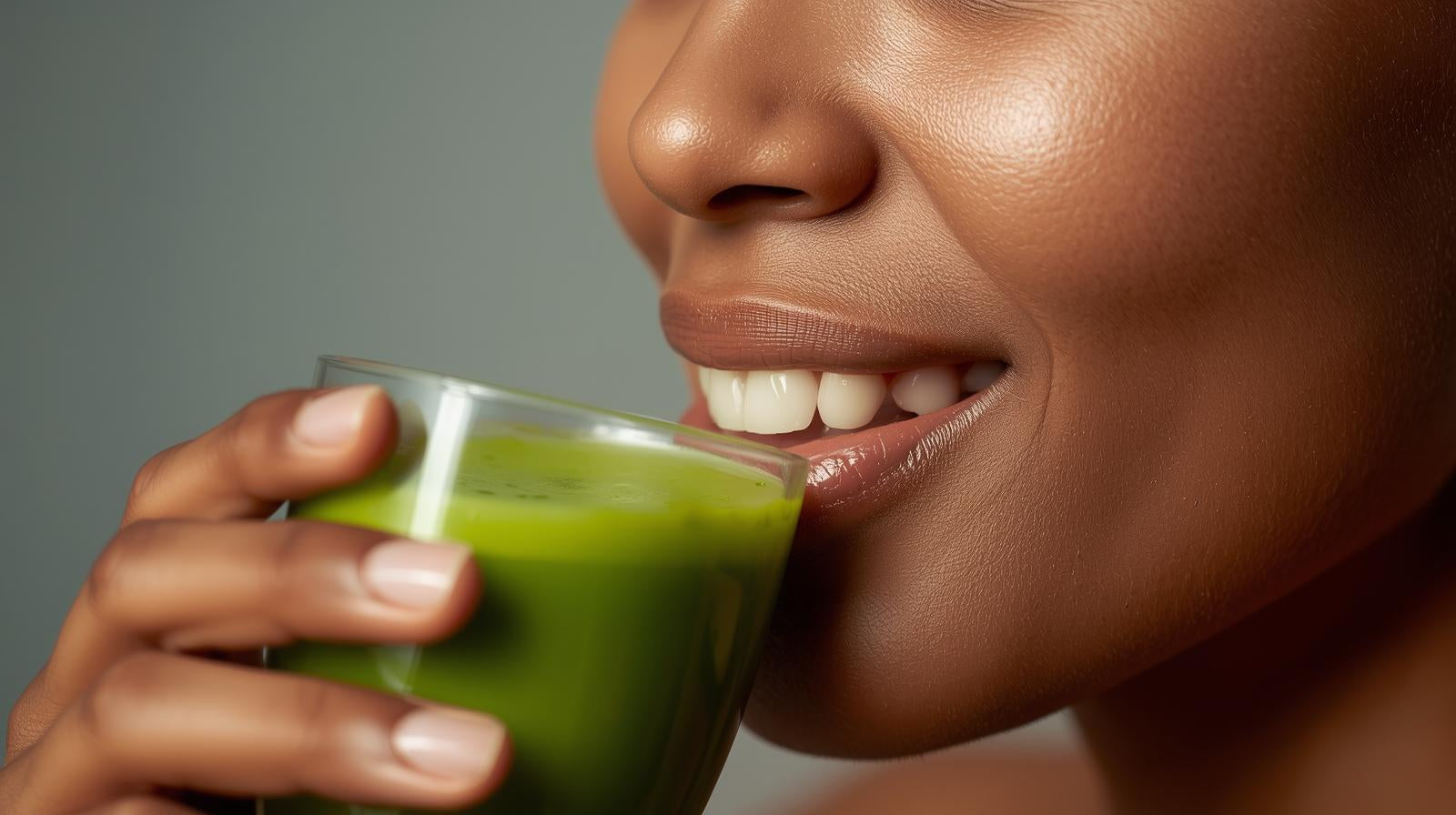 matcha for glowing skin