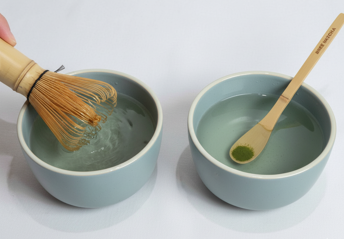How to Clean Matcha Whisk and Spoon