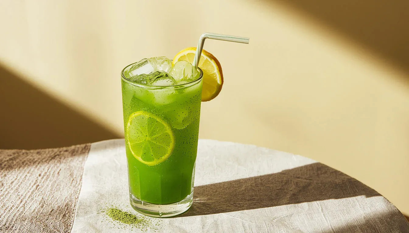 Iced Matcha Lemonade