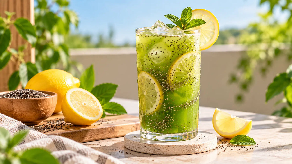 Matcha Chia Lemonade