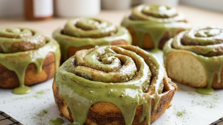 Matcha Cinnamon Rolls