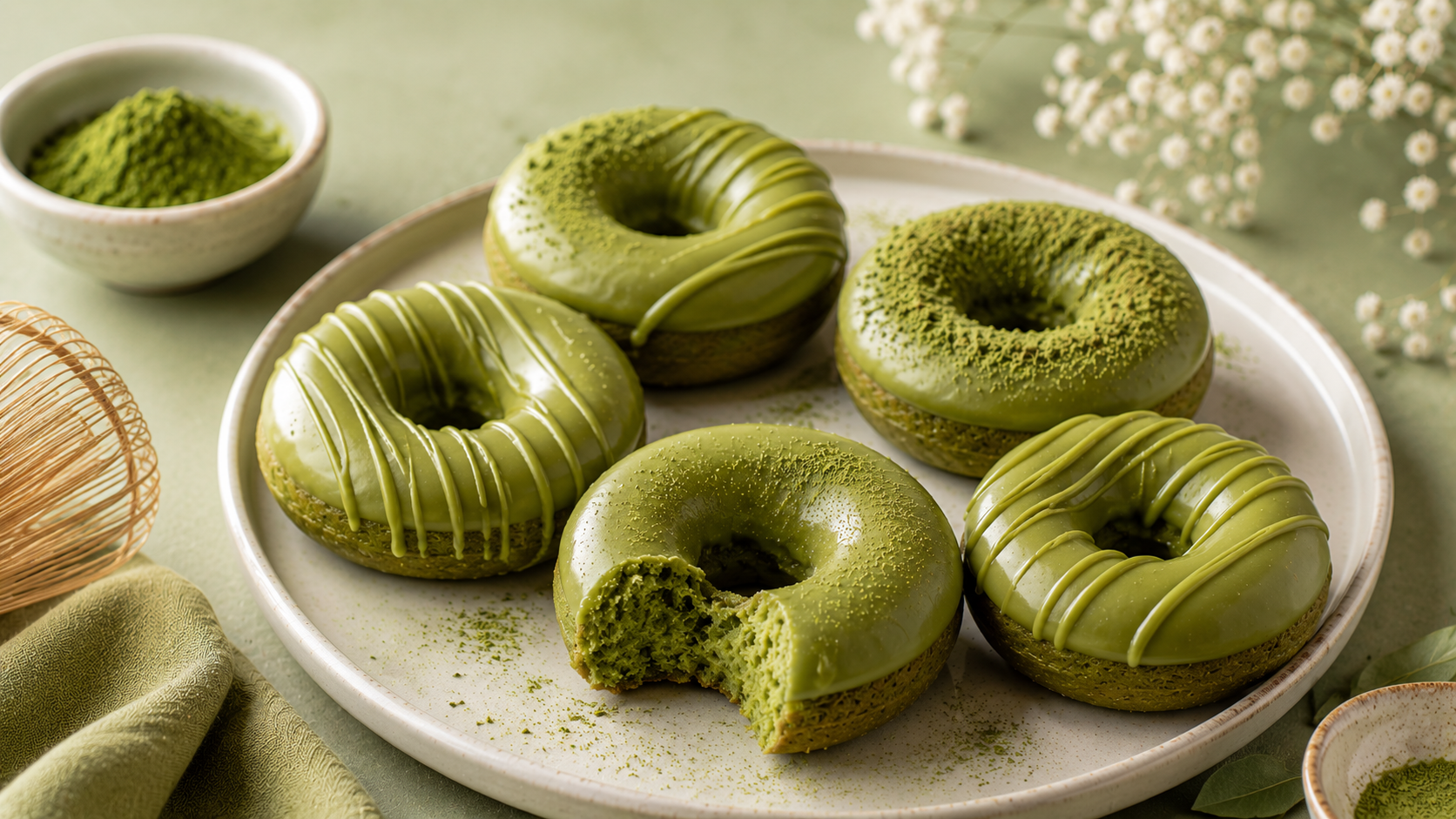 Matcha Donuts