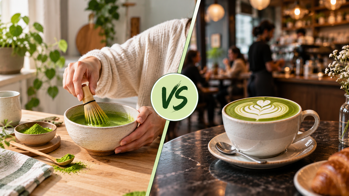 Matcha at Home vs. Matcha at a Cafe