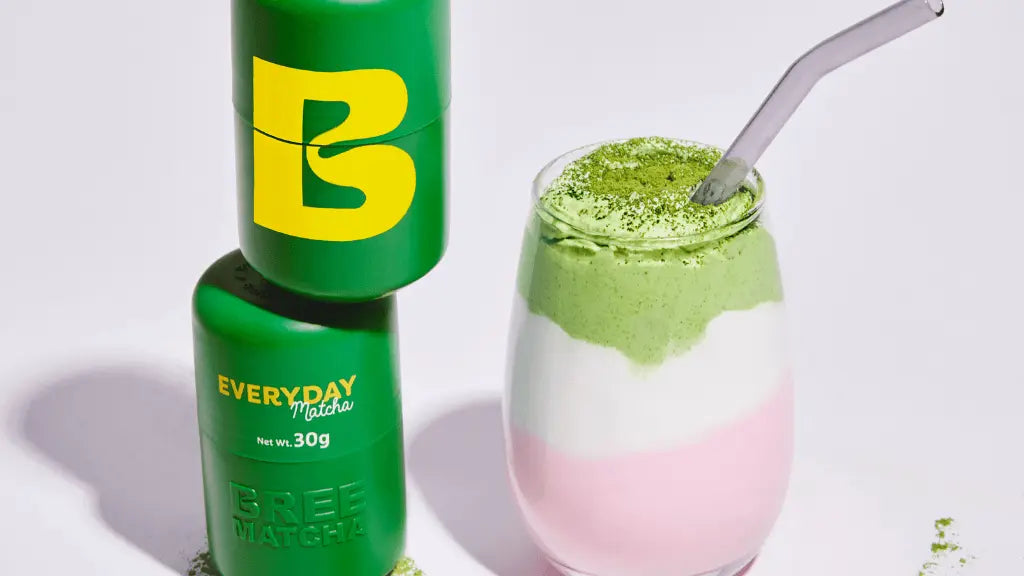 Iced Raspberry Matcha Latte Bree Matcha