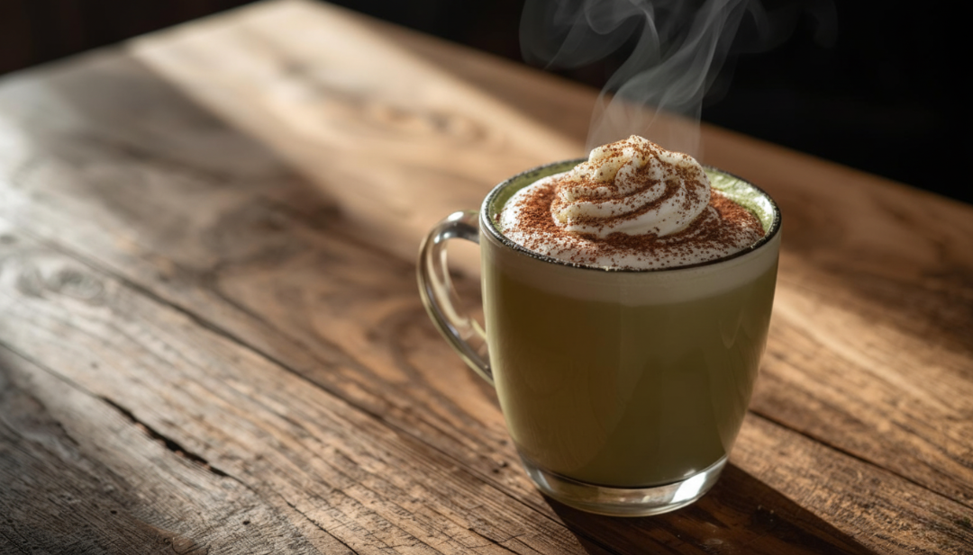 matcha hot chocolate