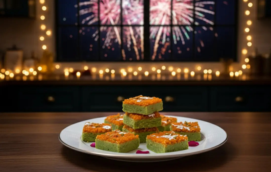 Matcha Motichoor Burfi Bree Matcha