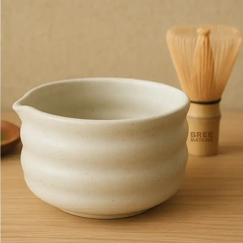 Ceramic Bowl with matcha