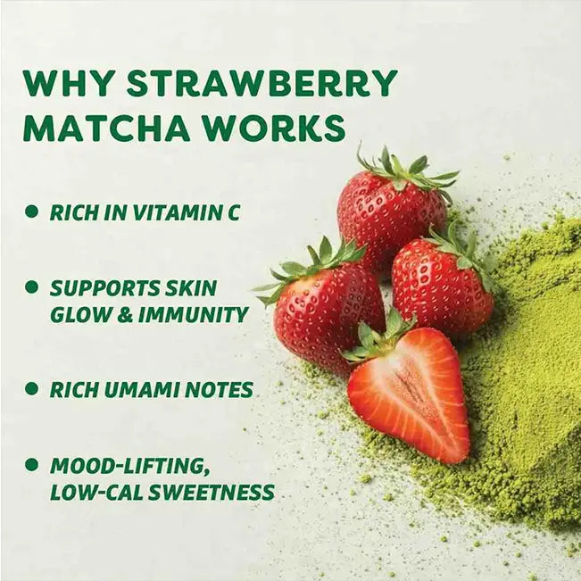 Benefits of Strawberry Matcha Powder