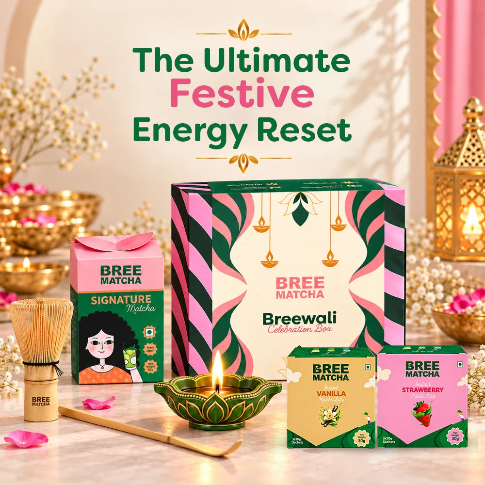 Breewali Celebration Box | Unique & Healthy Diwali Gift | Bree Matcha