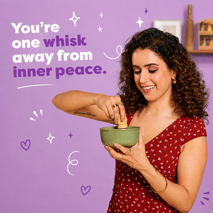 Whisking the Matcha