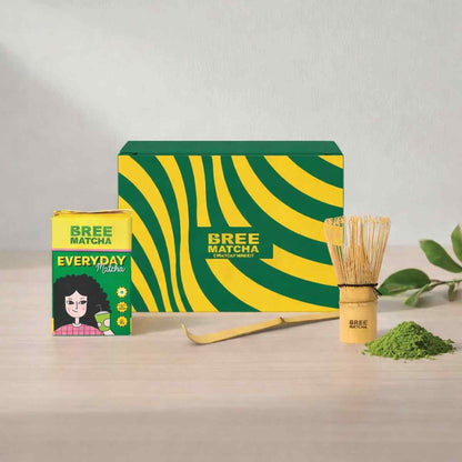 Everyday Matcha Mini Gift Set for Lattes, Baking & Daily Boosts | 30g | Bree Matcha