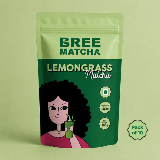 Lemongrass Matcha pack of 10 Bree Matcha