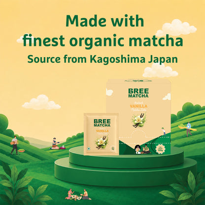 Vanilla matcha powder