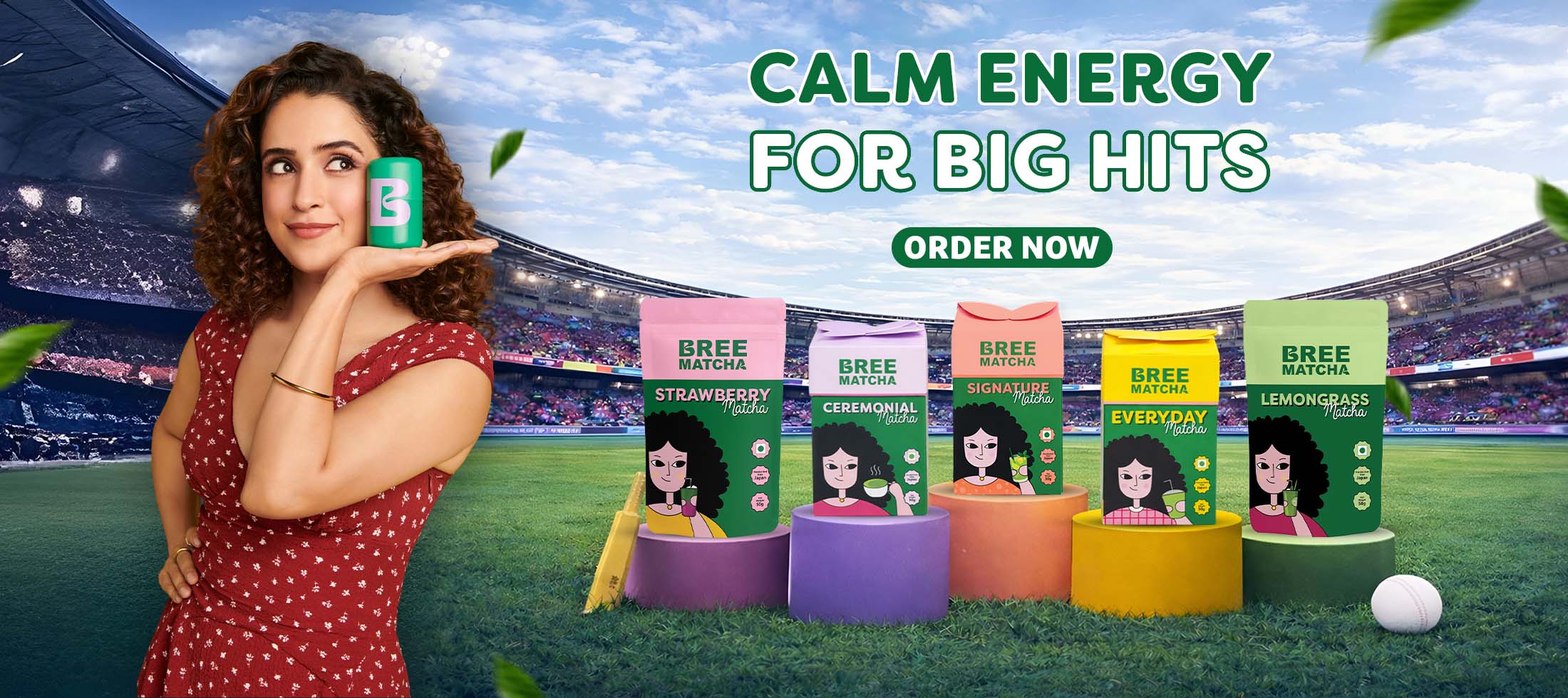 Calm Energy for big hits.