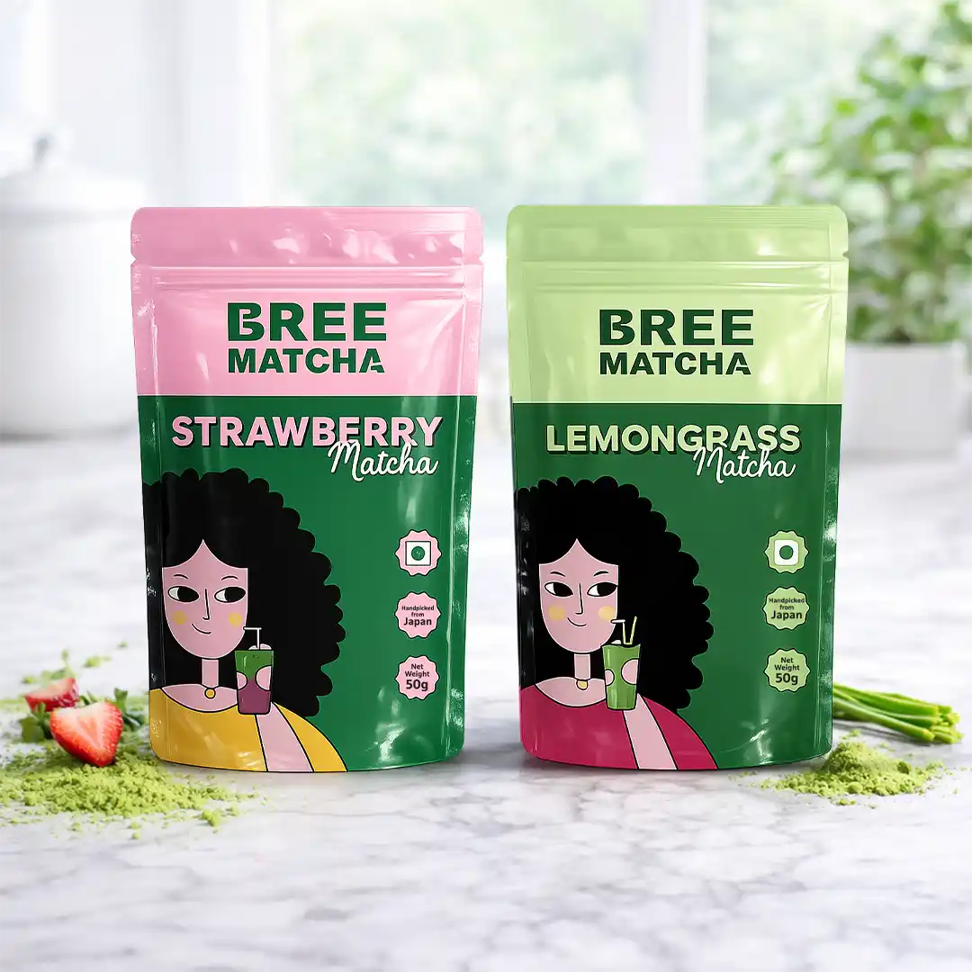 Strawberry Matcha + Lemongrass Matcha Bree Matcha